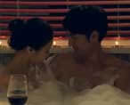 ワインで乾杯し泡風呂を楽しみつつ見つめ合って濃厚なキス　韓国カップルによる情熱的なイチャラブセックス　女性向け無料アダルト動画